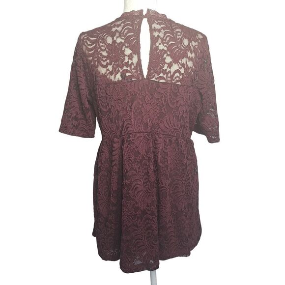 Torrid Womens Skater Lace Mini Dress A Line Whimsigoth Sexy Vamp Flowy Large - Picture 7 of 13